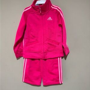 Adidas Track suit Pink 24month